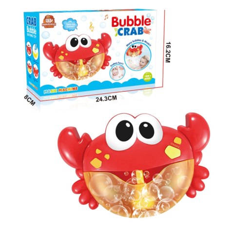 Zabawka Do Kąpieli Wanny Robienia Piany Bąbelki Wesoły Krab Melodie Muzyka Zabawka Do Kąpieli Wanny Robienia Piany Bąbelki Wesoły Krab Melodie Muzyka
