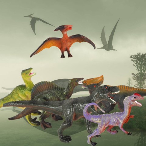 ZESTAW DINOZAURY DINOZAUR FIGURKI T-REX DUŻE 10SZT ZESTAW DINOZAURY DINOZAUR FIGURKI T-REX DUŻE 10SZT