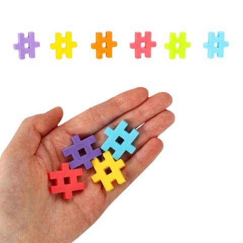 Zestaw Klocków Klocki Konstrukcyjne Basic Puzzle Wafle Dla 200 El Zestaw Klocków Klocki Konstrukcyjne Basic Puzzle Wafle Dla 200 El