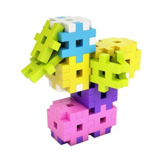 Zestaw Klocków Klocki Konstrukcyjne Edukacyjne Puzzle Wafle Dla 50 El