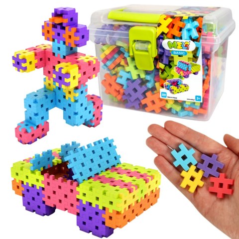 Zestaw Klocków Konstrukcyjnych Basic Travel Box 250 Elementów Puzzle Zestaw Klocków Konstrukcyjnych Basic Travel Box 250 Elementów Puzzle