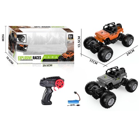 Duże Auto Samochód Terenowy Zdalnie Sterowany Na Pilot RC Akumulator USB Duże Auto Samochód Terenowy Zdalnie Sterowany Na Pilot RC Akumulator USB