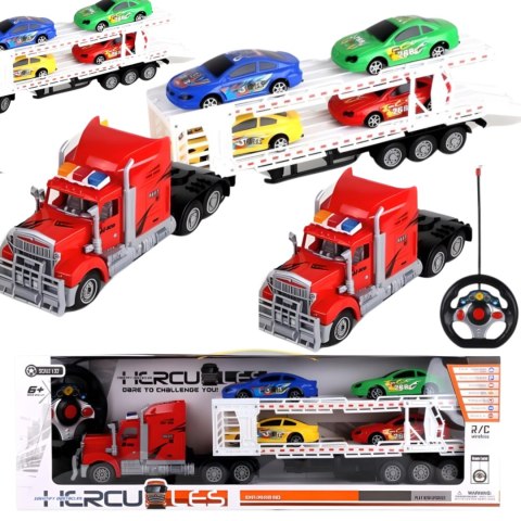 Laweta Transporter Autek Samochodów Zdalnie Sterowany Pilot Kierownica Laweta Transporter Autek Samochodów Zdalnie Sterowany Pilot Kierownica