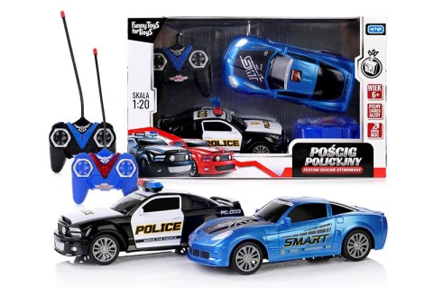 ZESTAW SAMOCHÓD AUTO ZDALNIE STEROWANY POLICJA XXL ZESTAW SAMOCHÓD AUTO ZDALNIE STEROWANY POLICJA XXL