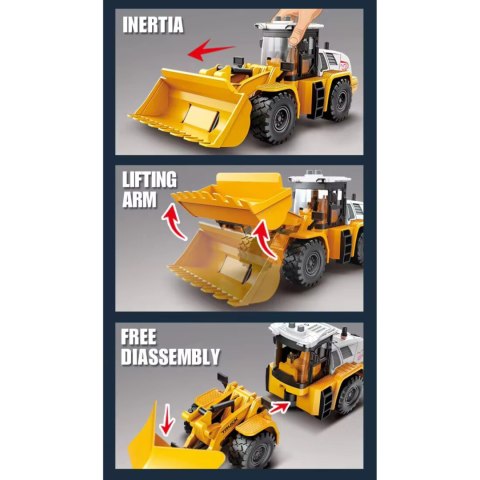 1: 16 Friction bulldozer with lighting and music 1: 16 Friction bulldozer with lighting and music