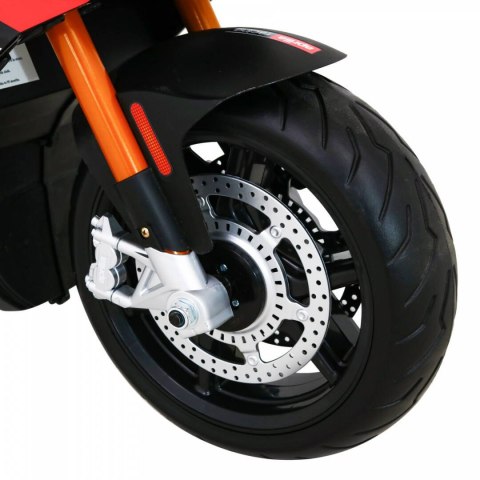 Motor Na Akumulator Aprilia Tuono V4 Czarny MP3 Kółka Wolny Start Motor Na Akumulator Aprilia Tuono V4 Czarny MP3 Kółka Wolny Start