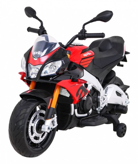 Motor Na Akumulator Aprilia Tuono V4 Czerwony MP3 Kółka Wolny Start Motor Na Akumulator Aprilia Tuono V4 Czerwony MP3 Kółka Wolny Start