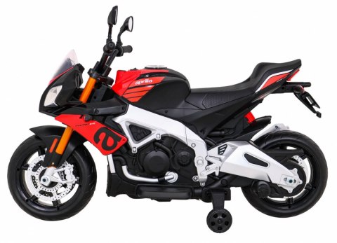 Motor Na Akumulator Aprilia Tuono V4 Czerwony MP3 Kółka Wolny Start Motor Na Akumulator Aprilia Tuono V4 Czerwony MP3 Kółka Wolny Start