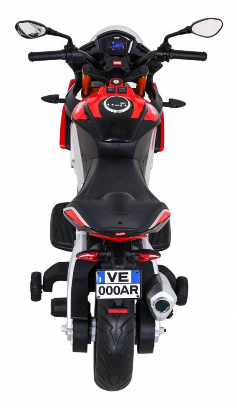 Motor Na Akumulator Aprilia Tuono V4 Czerwony MP3 Kółka Wolny Start Motor Na Akumulator Aprilia Tuono V4 Czerwony MP3 Kółka Wolny Start