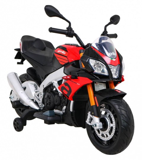 Motor Na Akumulator Aprilia Tuono V4 Czerwony MP3 Kółka Wolny Start Motor Na Akumulator Aprilia Tuono V4 Czerwony MP3 Kółka Wolny Start