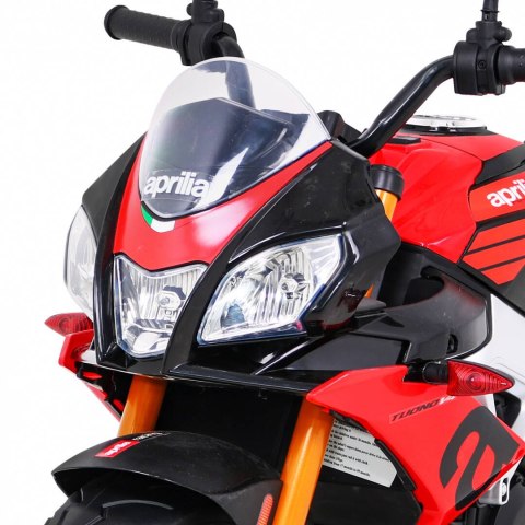 Motor Na Akumulator Aprilia Tuono V4 Czerwony MP3 Kółka Wolny Start Motor Na Akumulator Aprilia Tuono V4 Czerwony MP3 Kółka Wolny Start
