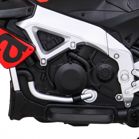 Motor Na Akumulator Aprilia Tuono V4 Czerwony MP3 Kółka Wolny Start Motor Na Akumulator Aprilia Tuono V4 Czerwony MP3 Kółka Wolny Start