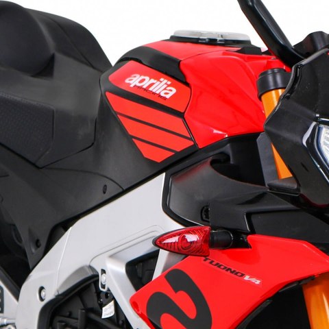 Motor Na Akumulator Aprilia Tuono V4 Czerwony MP3 Kółka Wolny Start Motor Na Akumulator Aprilia Tuono V4 Czerwony MP3 Kółka Wolny Start