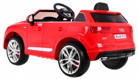 Auto Na Akumulator Audi Q7 Quattro S-Line Czerwony Pilot Radio MP3 LED EVA Auto Na Akumulator Audi Q7 Quattro S-Line Czerwony Pilot Radio MP3 LED EVA