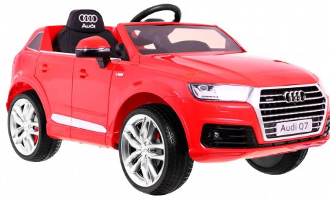 Auto Na Akumulator Audi Q7 Quattro S-Line Czerwony Pilot Radio MP3 LED EVA Auto Na Akumulator Audi Q7 Quattro S-Line Czerwony Pilot Radio MP3 LED EVA