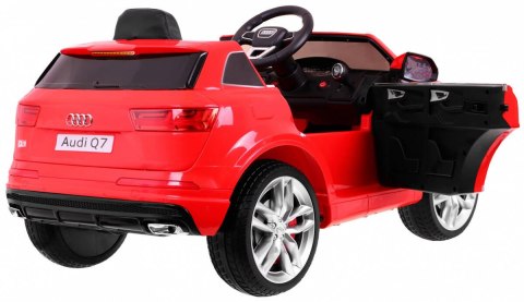 Auto Na Akumulator Audi Q7 Quattro S-Line Czerwony Pilot Radio MP3 LED EVA Auto Na Akumulator Audi Q7 Quattro S-Line Czerwony Pilot Radio MP3 LED EVA