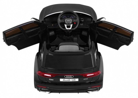 Auto Na Akumulator Audi Q8 Lift Czarny Pilot EVA Wolny Start MP3 USB LED Auto Na Akumulator Audi Q8 Lift Czarny Pilot EVA Wolny Start MP3 USB LED