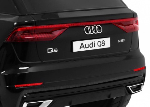 Auto Na Akumulator Audi Q8 Lift Czarny Pilot EVA Wolny Start MP3 USB LED Auto Na Akumulator Audi Q8 Lift Czarny Pilot EVA Wolny Start MP3 USB LED