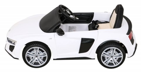 Auto Na Akumulator Audi R8 LIFT Biały + Pilot + Koła EVA + MP3 + LED