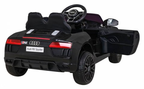 Auto Na Akumulator Audi R8 Czarny + Pilot + EVA + Wolny Start + MP3 LED Auto Na Akumulator Audi R8 Czarny + Pilot + EVA + Wolny Start + MP3 LED