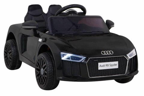 Auto Na Akumulator Audi R8 Czarny + Pilot + EVA + Wolny Start + MP3 LED Auto Na Akumulator Audi R8 Czarny + Pilot + EVA + Wolny Start + MP3 LED
