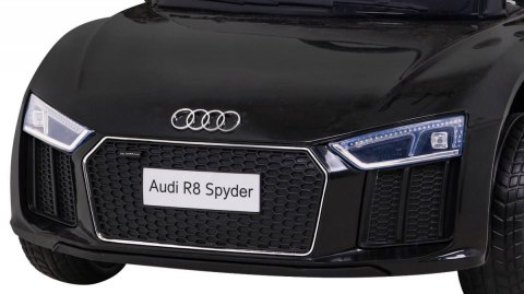 Auto Na Akumulator Audi R8 Czarny + Pilot + EVA + Wolny Start + MP3 LED Auto Na Akumulator Audi R8 Czarny + Pilot + EVA + Wolny Start + MP3 LED