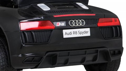 Auto Na Akumulator Audi R8 Czarny + Pilot + EVA + Wolny Start + MP3 LED Auto Na Akumulator Audi R8 Czarny + Pilot + EVA + Wolny Start + MP3 LED