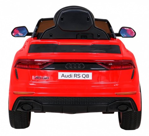 Auto Na Akumulator Audi RS Q8 Czerwone Pilot Wolny Start EVA LED MP3 USB