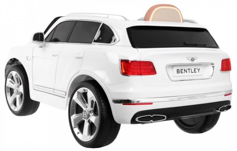 Auto na akumulator Bentley Bentayga Biały + Koła EVA + Radio MP3 + Pilot Auto na akumulator Bentley Bentayga Biały + Koła EVA + Radio MP3 + Pilot