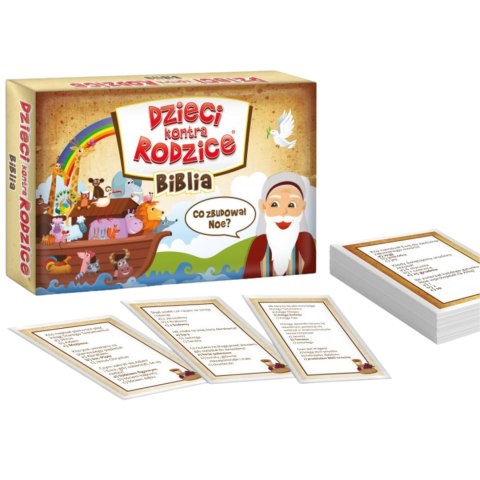 Gra Edukacyjna "Dzieci kontra Rodzice. Biblia" Karty Z Pytaniami Religia Gra Edukacyjna "Dzieci kontra Rodzice. Biblia" Karty Z Pytaniami Religia