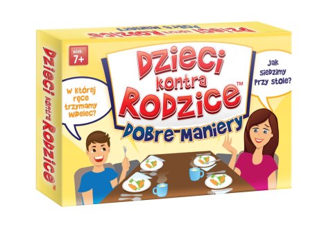 Gra Edukacyjna "Dzieci kontra Rodzice. Dobre maniery" Nauka Dobrych Manier Gra Edukacyjna "Dzieci kontra Rodzice. Dobre maniery" Nauka Dobrych Manier