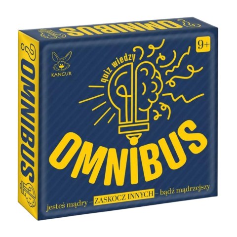 Gra Edukacyjna "Omnibus" Quiz Wiedzy Karty Żetony 2 Poziomy Trudności Gra Edukacyjna "Omnibus" Quiz Wiedzy Karty Żetony 2 Poziomy Trudności