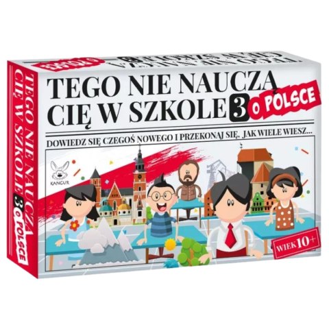 Gra Edukacyjna "Tego Nie Nauczą Cię W Szkole 3 - O Polsce" Quiz Wiedzy Gra Edukacyjna "Tego Nie Nauczą Cię W Szkole 3 - O Polsce" Quiz Wiedzy