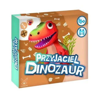 Gra Planszowa "Przyjaciel Dinozaur" Zestaw Dla Całej Rodziny Proste Zasady