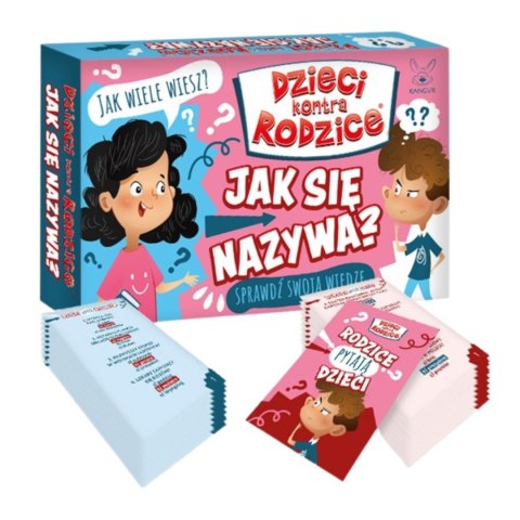 Gra Rodzinna "Dzieci kontra Rodzice. Jak się nazywa?" Quiz Wiedzy Pytania Gra Rodzinna "Dzieci kontra Rodzice. Jak się nazywa?" Quiz Wiedzy Pytania