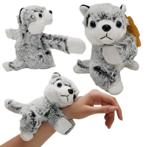Opaska Maskotka Zawijana Na Rękę Bransoletka Miś Piesek Husky Przytulanka Opaska Maskotka Zawijana Na Rękę Bransoletka Miś Piesek Husky Przytulanka