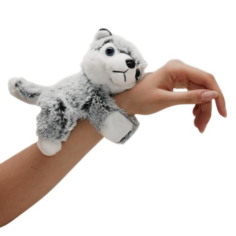 Opaska Maskotka Zawijana Na Rękę Bransoletka Miś Piesek Husky Przytulanka Opaska Maskotka Zawijana Na Rękę Bransoletka Miś Piesek Husky Przytulanka