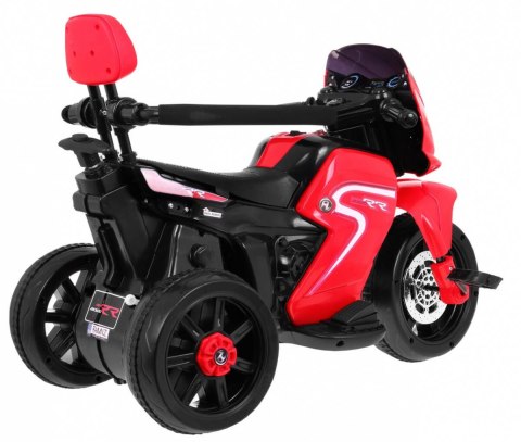 Motor Na Akumulator Pchaczyk Rowerek 3w1 Czerwony Piankowa poręcz Audio LED Motor Na Akumulator Pchaczyk Rowerek 3w1 Czerwony Piankowa poręcz Audio LED