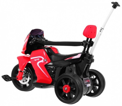 Motor Na Akumulator Pchaczyk Rowerek 3w1 Czerwony Piankowa poręcz Audio LED Motor Na Akumulator Pchaczyk Rowerek 3w1 Czerwony Piankowa poręcz Audio LED