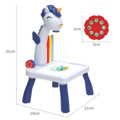 TETRIS PROJECTION PAIN TINE TABLE