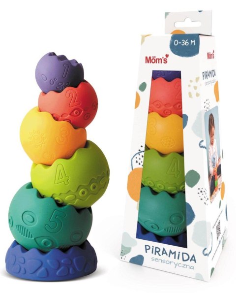 Zestaw Piramida Sensoryczna Pastelowa Różne Wielkości Zabawka Edukacyjna Zestaw Piramida Sensoryczna Pastelowa Różne Wielkości Zabawka Edukacyjna