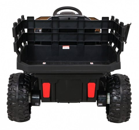 Jeep Na Akumulator Farmer Pick-up Czarny Pilot Bagażnik Łopatka MP3 LED Jeep Na Akumulator Farmer Pick-up Czarny Pilot Bagażnik Łopatka MP3 LED