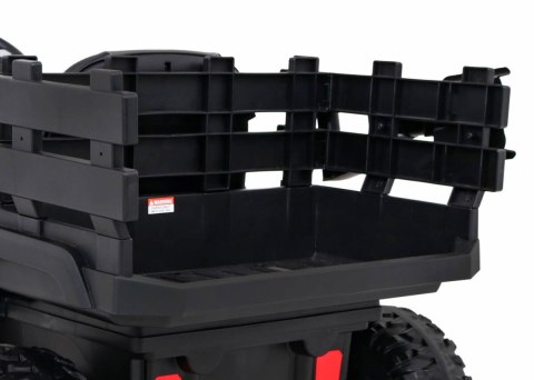 Jeep Na Akumulator Farmer Pick-up Czarny Pilot Bagażnik Łopatka MP3 LED Jeep Na Akumulator Farmer Pick-up Czarny Pilot Bagażnik Łopatka MP3 LED