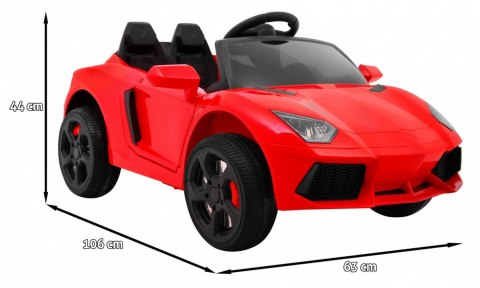 Auto Na Akumulator Futuri Czerwony Pilot Wolny Start MP3 USB LED Auto Na Akumulator Futuri Czerwony Pilot Wolny Start MP3 USB LED