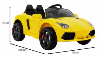 Auto Na Akumulator Future Żółty Pilot Wolny Start MP3 USB LED