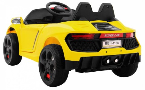 Auto Na Akumulator Future Żółty Pilot Wolny Start MP3 USB LED Auto Na Akumulator Future Żółty Pilot Wolny Start MP3 USB LED