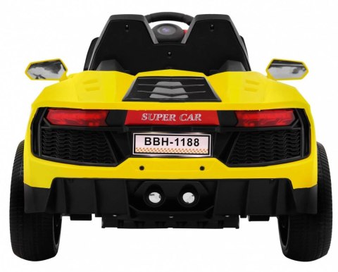 Auto Na Akumulator Future Żółty Pilot Wolny Start MP3 USB LED Auto Na Akumulator Future Żółty Pilot Wolny Start MP3 USB LED