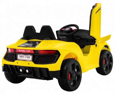 Auto Na Akumulator Future Żółty Pilot Wolny Start MP3 USB LED Auto Na Akumulator Future Żółty Pilot Wolny Start MP3 USB LED
