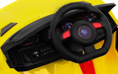 Auto Na Akumulator Future Żółty Pilot Wolny Start MP3 USB LED Auto Na Akumulator Future Żółty Pilot Wolny Start MP3 USB LED