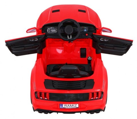 Auto Na Akumulator GT Sport Czerwony Pilot Wolny Start Bagażnik MP3 LED